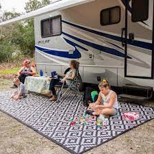 Rv Outdoor Patio Mat 8x16 Recycled