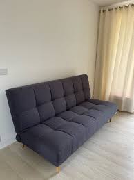 2 Seater Sofa Bed Light Leg