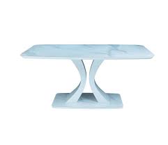China Glass Marble Table 6 Seater