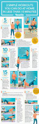 3 simple workouts you can do at home in