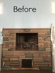 Family Room Update Fireplace Makeover