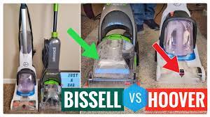 hoover vs bissell upright carpet