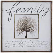 Family Like Branches Wood Wall Decor