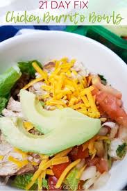 this 21 day fix burrito bowl recipe is prefect for meal prep day cook this