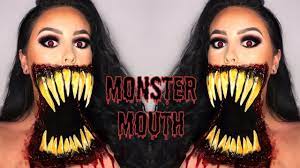 monster mouth sfx makeup tutorial