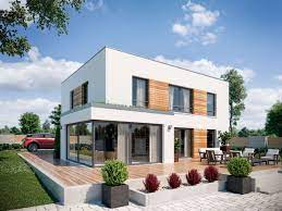 Bungalow haus design modern mit flachdach architektur im bauhausstil grundriss ideen mit innenhof. Talbau Haus Vario4plus Extravagant Mit Flachdach