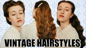 Most of these hairstyles have been around for more than a decade. 3 Vintage Hairstyles For Long Hair Tutorial Youtube