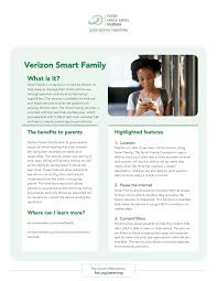 • receive on demand device location & schedule location alerts • see who is calling and texting. Fosi Tip Sheet What Is Verizon Smart Family