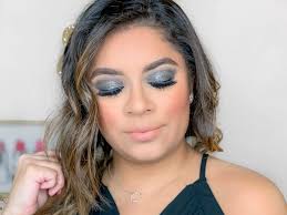 sparkly smokey eye look for new year s