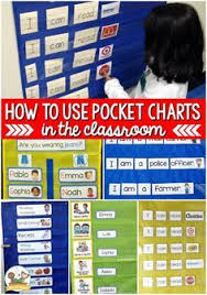 How To Use Pocket Charts In The Classroom Classroom Charts