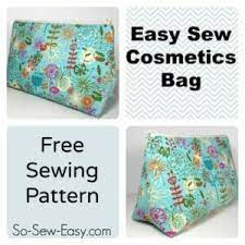 easy cosmetics bag pattern so sew easy