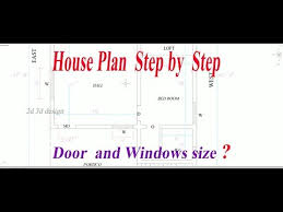 House Plan Step By Step Method Door