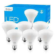 6 Pack Br30 Recessed Light Bulbs 3000k Warm White E26 Base Brizlabs