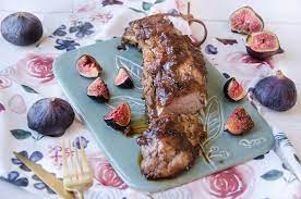 Filets de porc glacés confiture de figue et herbes fraiches - Recette par  Turbigo Gourmandises