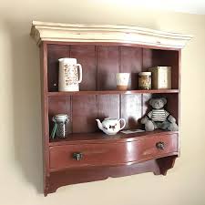 Bowfronted Wall Shelf Wc1 Scumble