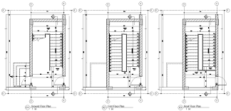 Staircase Floor Plan Cad Drawing Dwg