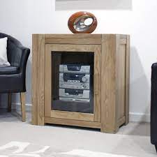 Solid Oak Hifi Cabinet