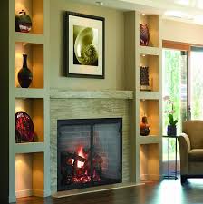 wood burning fireplace by majestic