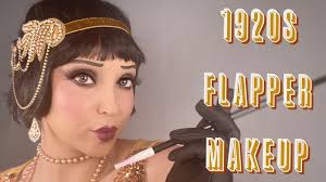 1920s flapper makeup tutorial the