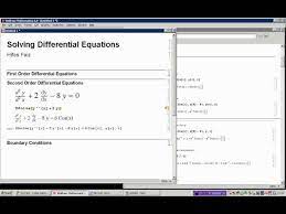 Solving Diffeial Equations Using