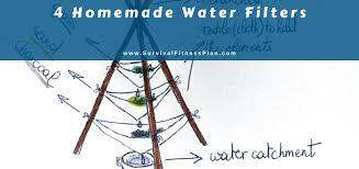 4 types of homemade water filters