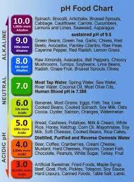 Where Certain Foods Fall On The Ph Spectrum Ph Food Chart