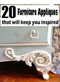 20 furniture appliques