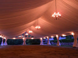 Outdoor Wedding Party Tent Lights In Lancaster Pa Chandelier Rentals