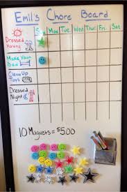 Diy Chart Ideas Chore Chart Clothespins Children Chore Chart