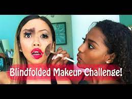 blindfolded makeup challenge ft janina