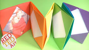 Easy Rainbow Origami Photo Album Diy Mini Photo Album Diy
