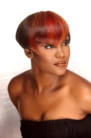 These short finger waves are a more modern short black hairstyle for women in their 40's. Short Black Women Haircuts