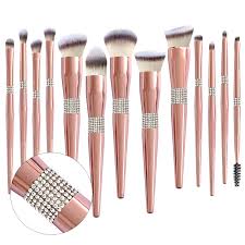 loryp glitter crystal makeup brushes