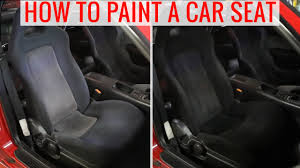 diy painting car seats to change the