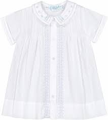 Feltman Brothers Baby Boys White Day Gown