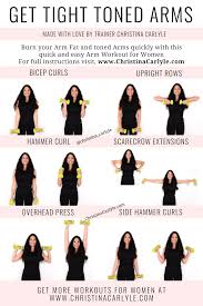 arm exercises for women christina carlyle