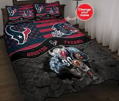 Houston Texans Personalized Quilt Set