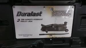 duralast 3 ton hydraulic trolley jack