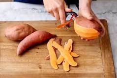 Can you peel sweet potatoes with a potato peeler?