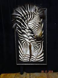 Zebra Taxidermy Wall Art New Mount