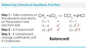 equations balancing equations chemistry