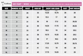 Golftini Size Chart Jimmy Jazz Clothing Size Chart