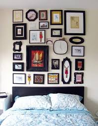 Frame Collage Faux Headboard