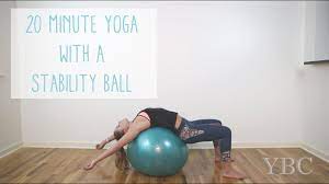 20 minute yoga with a ility ball