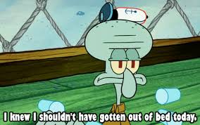 Image result for squidward tentacles unhappy