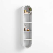 Mallory Kids Large White Wall Shelf