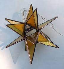 Small Stained Glass Tree Topper