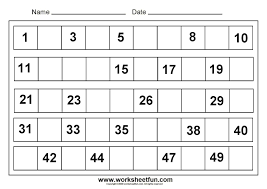 Writing Number 1 50 Tracing Numbers 1 50 Worksheets
