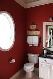 red bathroom decor bathroom