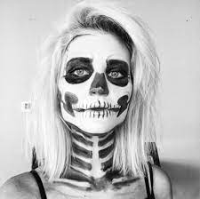 halloween makeup tutorial skeleton